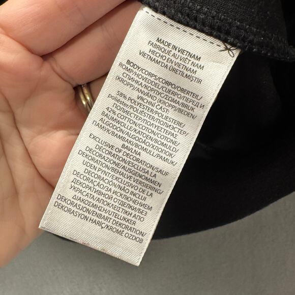 Polo Ralph Lauren Sweatshirt Mens Large Black Pullover 1/4 Snap Mock Neck - Picture 6 of 9